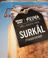 Mängden socker i Surkål