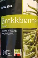 Mängden socker i Brekkbønner i lake