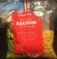 Mängden socker i Makaroni