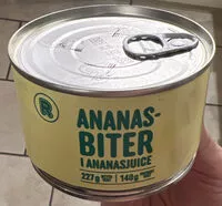 Mängden socker i Ananasbiter i ananasjuice