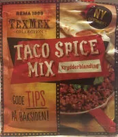 Mängden socker i Taco Spice Mix krydderblanding