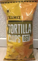 Mängden socker i Tex Mex Tortilla Chips Ost
