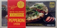 Mängden socker i Ekte Italiensk Calzone Pepperoni & Pesto