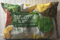 Mängden socker i Smothieblanding med grønnkål, ananas, mango og banan