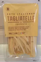 Mängden socker i Tagliatelle Eggpasta