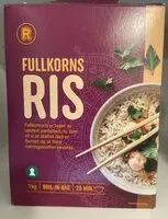 Mängden socker i Fullkornsris