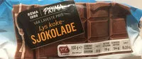 Mängden socker i Lys Kokesjokolade