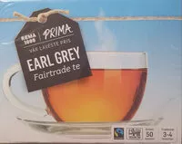 Mängden socker i Earl Grey Fairtrade te