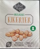 Mängden socker i Økologiske kikkerter