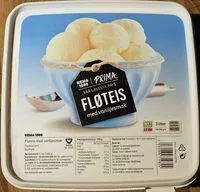 Mängden socker i Prima Fløteis