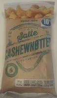 Mängden socker i Salte Cashewnøtter