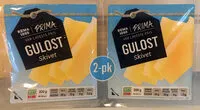 Mängden socker i Gulost, skivet