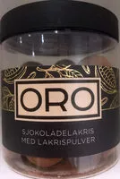 Mängden socker i Sjokoladelakris med lakrispulver