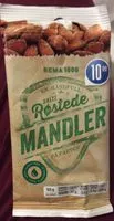 Mängden socker i Røstede mandler