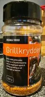 Mängden socker i Grillkrydder