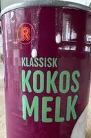 Mängden socker i Kokosmelk