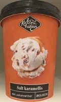 Mängden socker i Salt karamell