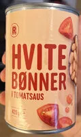 Mängden socker i Hvite bønner i tomatsaus