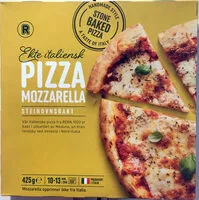 Mängden socker i Ekte italiensk Pizza Mozarella
