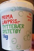 Mängden socker i Tyttebærsyltetøy