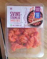 Mängden socker i Flatbiff av svin - Svinestrimler sweet chili