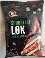 Mängden socker i Sprøstekt løk med jalapeños