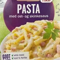 Mängden socker i Pasta med ost- og skinkesaus