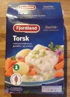 Mängden socker i Torsk med purreløksaus, gulrøtter og poteter