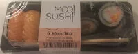 Mängden socker i Modi Sushi 6 biter mix