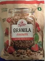Mängden socker i Granola Jordbær