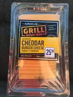 Mängden socker i Cheddar Burger Cheese