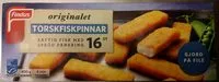 Mängden socker i Findus Originalet 16 Torskfiskpinnar
