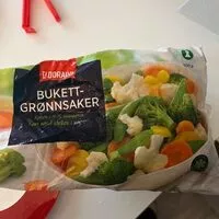 Mängden socker i Bukett grønnsaker