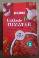 Mängden socker i Eldorado Hakkede tomater - Hvitløk og oregano
