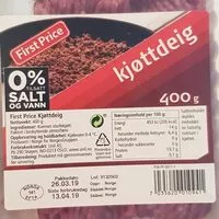 Mängden socker i Kjøttdeig