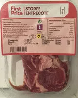 Mängden socker i Storfe Entrecôte