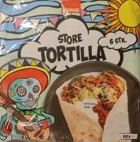 Mängden socker i Store Tortilla