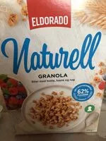 Mängden socker i Eldorado Naturell Granola Biter med hvete, havre og rug
