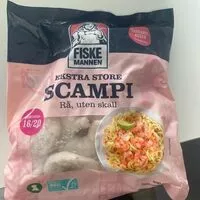 Mängden socker i Ekstra store Scampi
