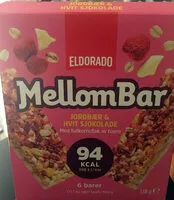 Mängden socker i Mellombar Jordbær & Hvit Sjokolade