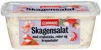 Mängden socker i Skagensalat