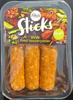 Mängden socker i Sticks svin med tacokrydder