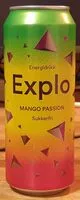 Mängden socker i Explo Mango Passion