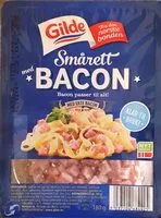 Mängden socker i Smårett Bacon