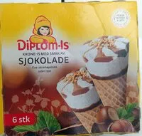 Mängden socker i Krone-is med smak av sjokolade