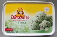 Mängden socker i Fløteis Pistasj & sjokobiter