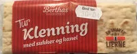Mängden socker i Tur Klenning med sukker og kanel