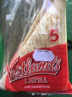 Mängden socker i Vestlandslefsa med smørkrem
