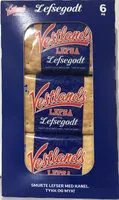 Mängden socker i Lefsegodt med kanel