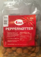 Mängden socker i Peppernøtter